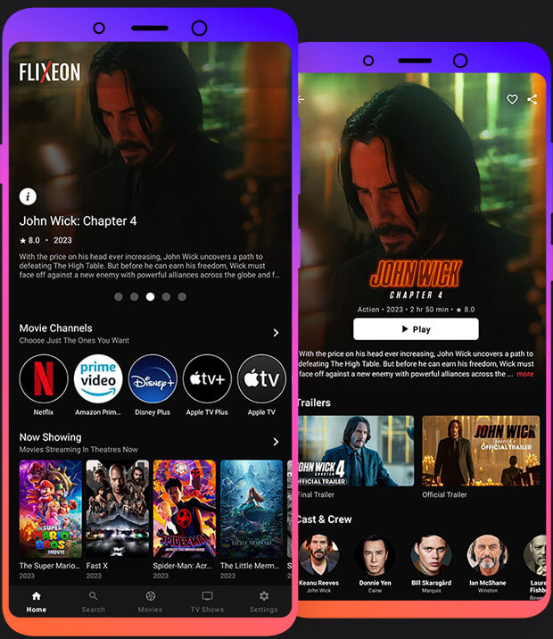 Flixeon Watch Movies For Free Best Android Streaming App